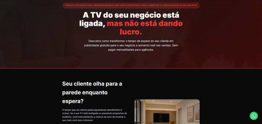 Projeto da agência Tudobit: TV do Seu Negócio